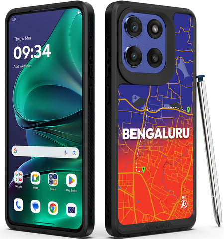 Motorola Edge 60 Stylus Back Cover Case | GPS Edition (Bangalore) Mag X - Black