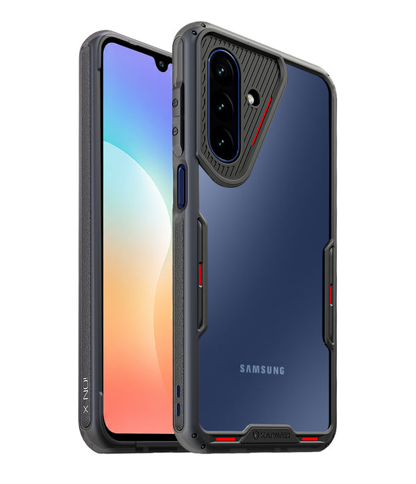 Samsung Galaxy M17 5G / F17 5G / A17 5G Back Cover Case | iON-X - Smoke Black