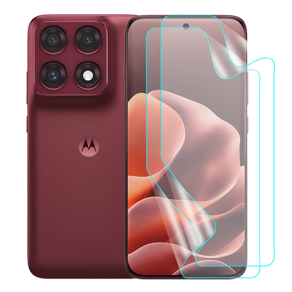 Moto Edge 70 Pro Screen Protector Guard [Matte Clear] | Easy Do Film - 2 Pack [NOT TEMPERED GLASS]