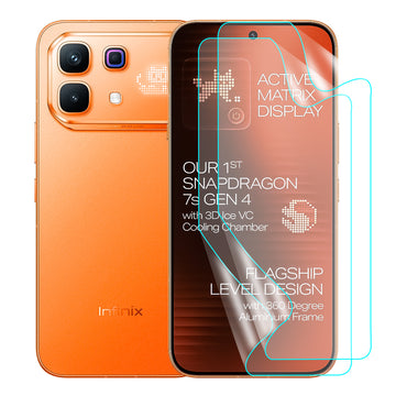 Infinix Note 60 Pro Screen Protector Guard [Matte Clear] | Easy Do Film - 2 Pack [NOT TEMPERED GLASS]