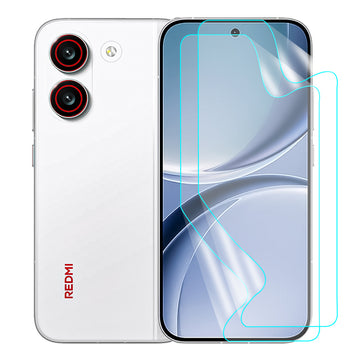 Redmi Turbo 5 Screen Protector Guard [Matte Clear] | Easy Do Film - 2 Pack [NOT TEMPERED GLASS]
