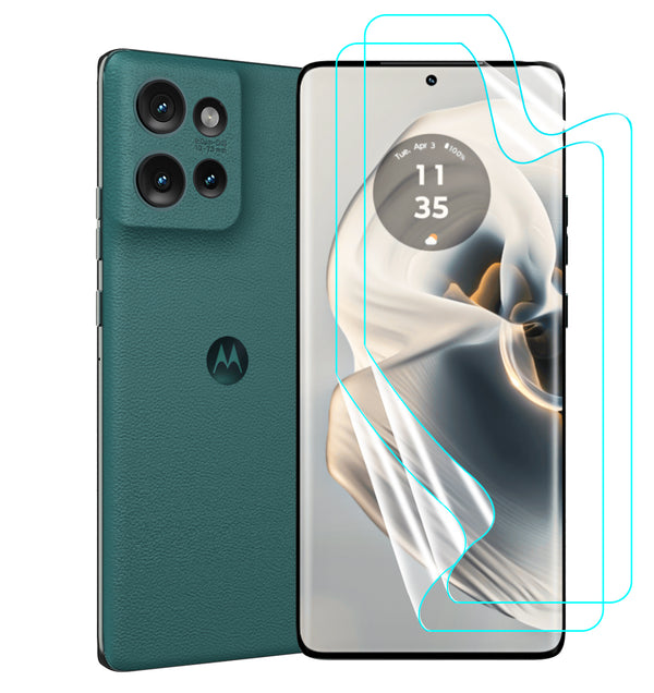 Moto Edge 50 Screen Protector Guard [Clear] | Easy Do Film - 2 Pack [NOT TEMPERED GLASS]