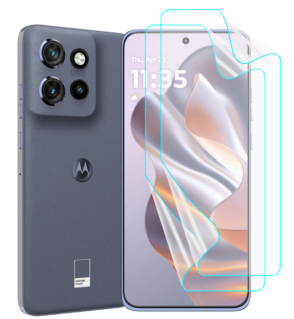 Moto Edge 50 Neo Screen Protector Guard [Matte Clear] | Easy Do Film - 2 Pack [NOT TEMPERED GLASS]