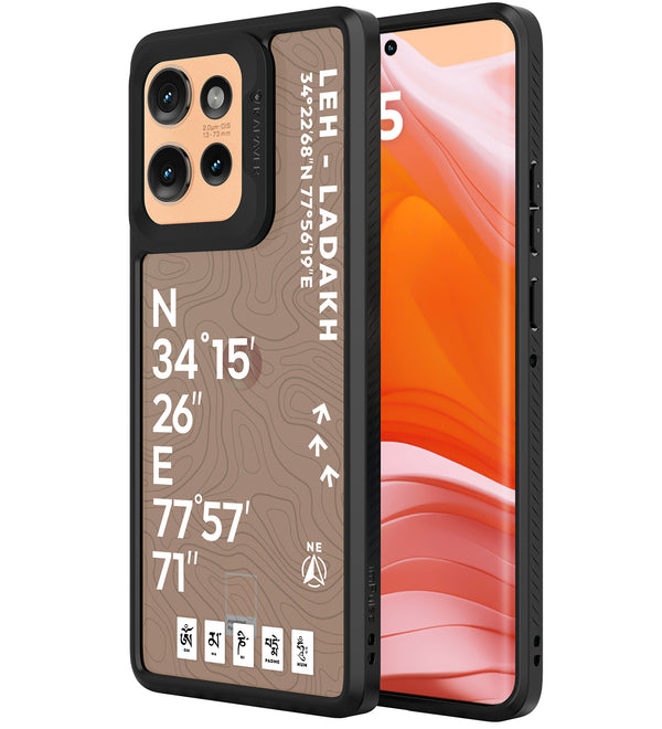 Moto Edge 50 Back Cover Case | GPS Edition (Leh-Ladakh) Impulse - Black