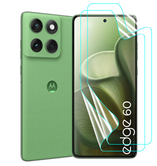 Moto Edge 60 Screen Protector Guard [Clear] | Easy Do Film - 2 Pack [NOT TEMPERED GLASS]