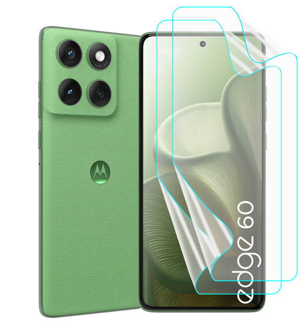 Moto Edge 60 Screen Protector Guard [Matte Clear] | Easy Do Film - 2 Pack [NOT TEMPERED GLASS]
