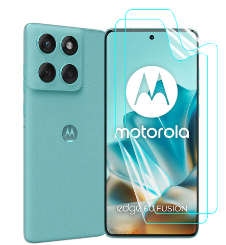 Moto Edge 60 Fusion Screen Protector Guard [Clear] | Easy Do Film - 2 Pack [NOT TEMPERED GLASS]