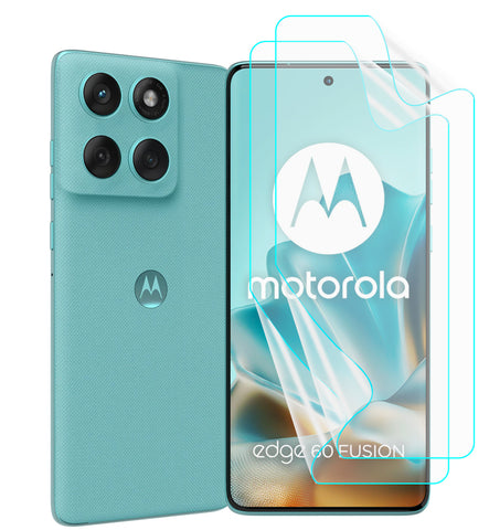 Moto Edge 60 Fusion Screen Protector Guard [Matte Clear] | Easy Do Film - 2 Pack [NOT TEMPERED GLASS]