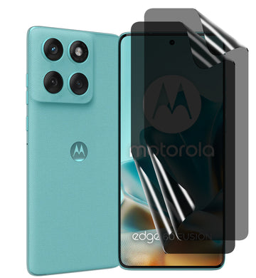 Moto Edge 60 Fusion Screen Protector Guard [Privacy] | Easy Do Film - 2 Pack [NOT TEMPERED GLASS]