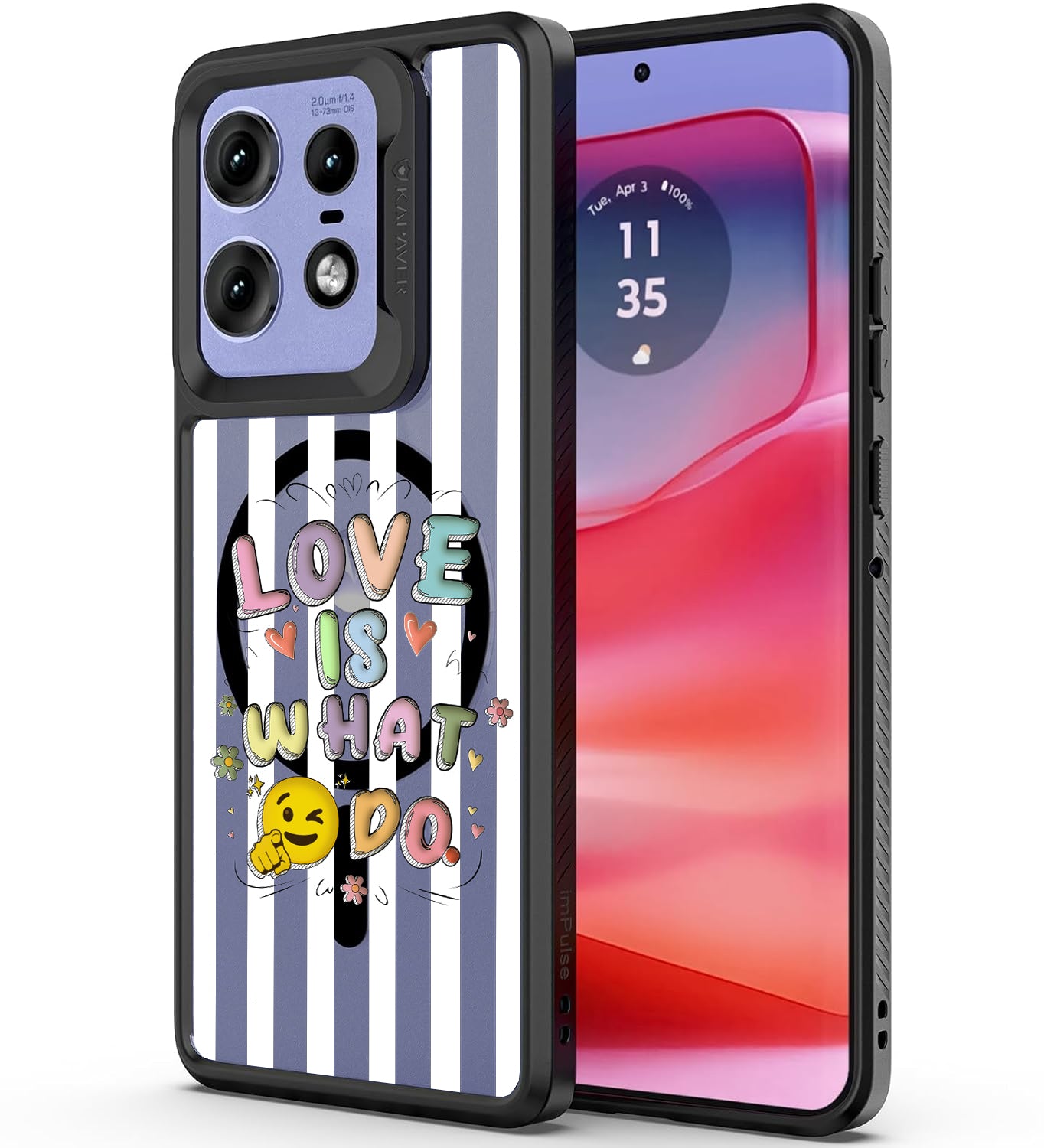 Motorola Edge 60 Pro Back Cover Case | (LWYD) Mag X - Black