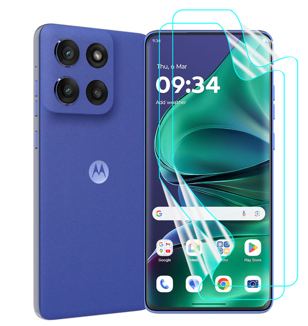 Moto Edge 60 Stylus Screen Protector Guard [Clear] | Easy Do Film - 2 Pack [NOT TEMPERED GLASS]