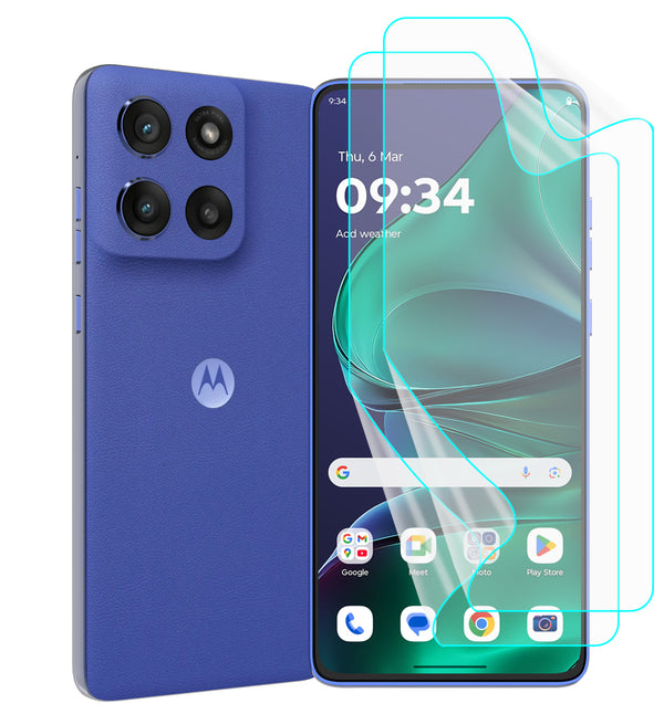 Moto Edge 60 Stylus Screen Protector Guard [Matte Clear] | Easy Do Film - 2 Pack [NOT TEMPERED GLASS]