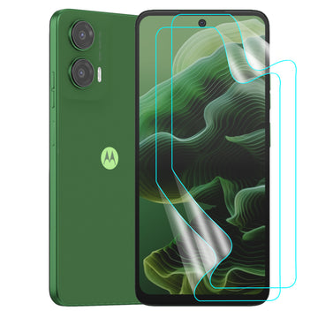Moto G35 Screen Protector Guard [Clear] | Easy Do Film - 2 Pack [NOT TEMPERED GLASS]