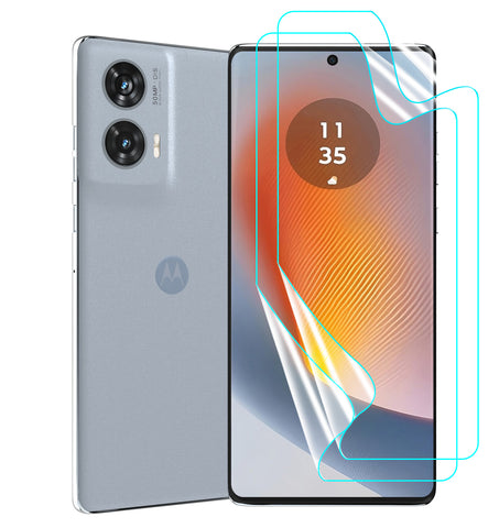 Motorola G85 Screen Protector Guard [Clear] | Easy Do Film - 2 Pack [NOT TEMPERED GLASS]