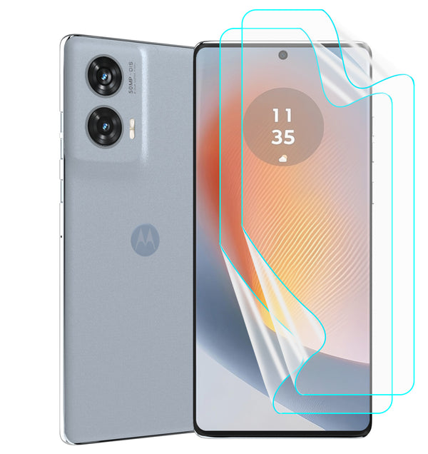 Motorola G85 Screen Protector Guard [Matte Clear] | Easy Do Film - 2 Pack [NOT TEMPERED GLASS]