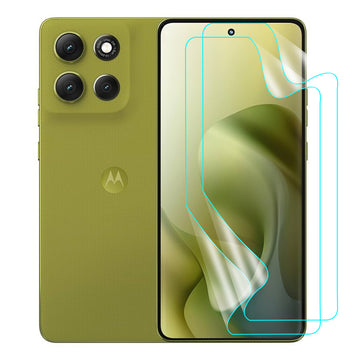 Motorola G86 Power Screen Protector Guard [Clear] | Easy Do Film - 2 Pack [NOT TEMPERED GLASS]