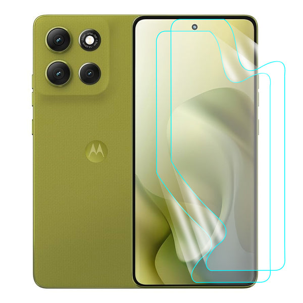 Motorola G86 Power Screen Protector Guard [Matte Clear] | Easy Do Film - 2 Pack [NOT TEMPERED GLASS]
