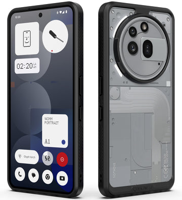 Nothing Phone 3a Pro Back Cover Case | Impulse - Black