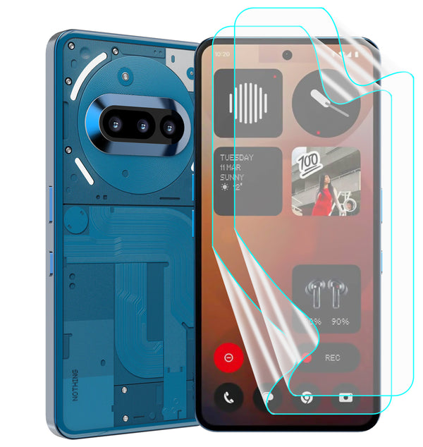 Nothing Phone 3a Screen Protector Guard [Matte Clear] | Easy Do Film - 2 Pack [NOT TEMPERED GLASS]