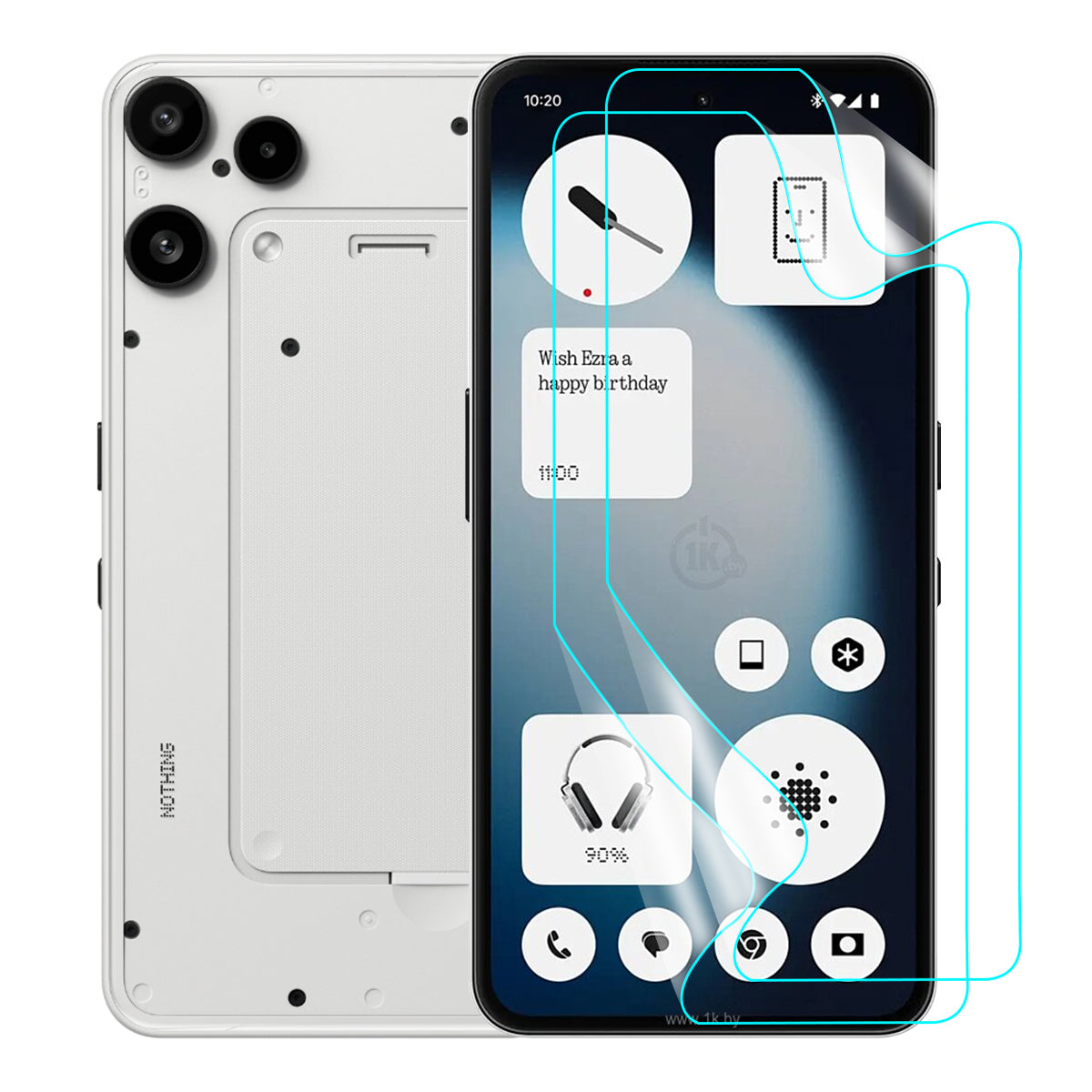 Nothing Phone 3a Lite Screen Protector Guard [Clear] | Easy Do Film - 2 Pack [NOT TEMPERED GLASS] (Copy)