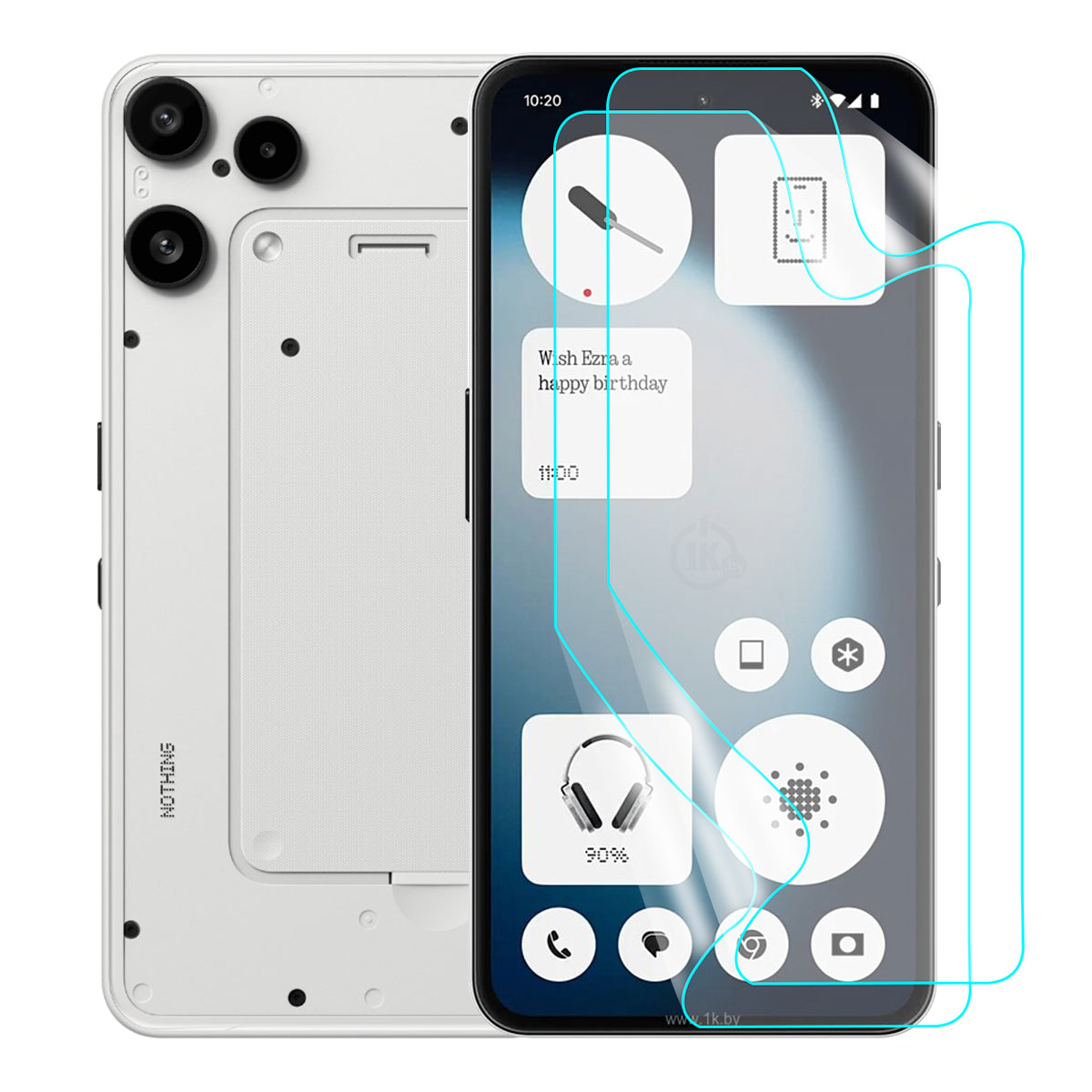 Nothing Phone 3a Lite Screen Protector Guard [Matte Clear] | Easy Do Film - 2 Pack [NOT TEMPERED GLASS]