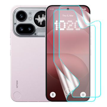 Nothing Phone 4a Pro Screen Protector Guard [Matte Clear] | Easy Do Film - 2 Pack [NOT TEMPERED GLASS]