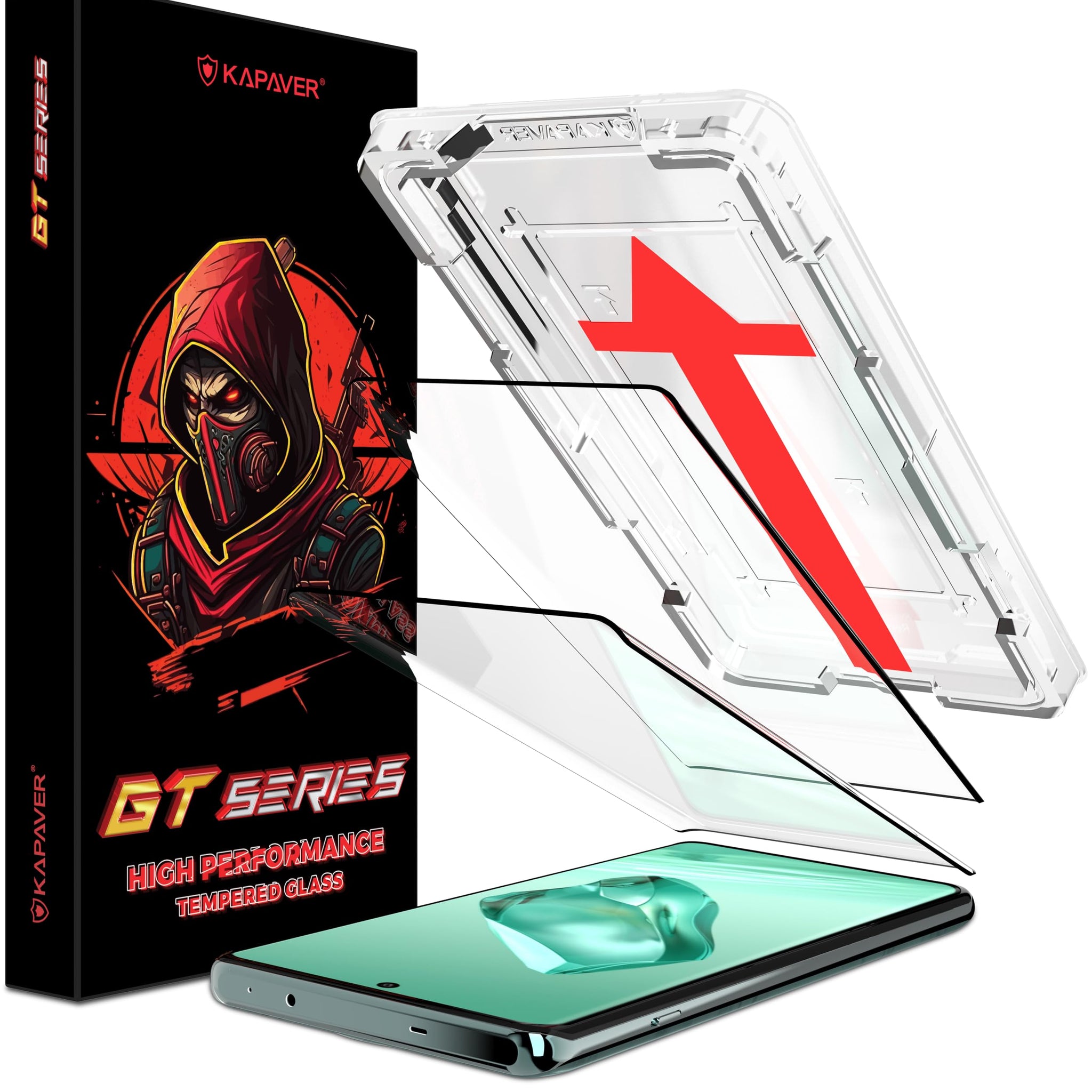 OnePlus 12 - [EasyDo] Tempered Glass Screen Protector Guard | Glass HD - (2 Pack)