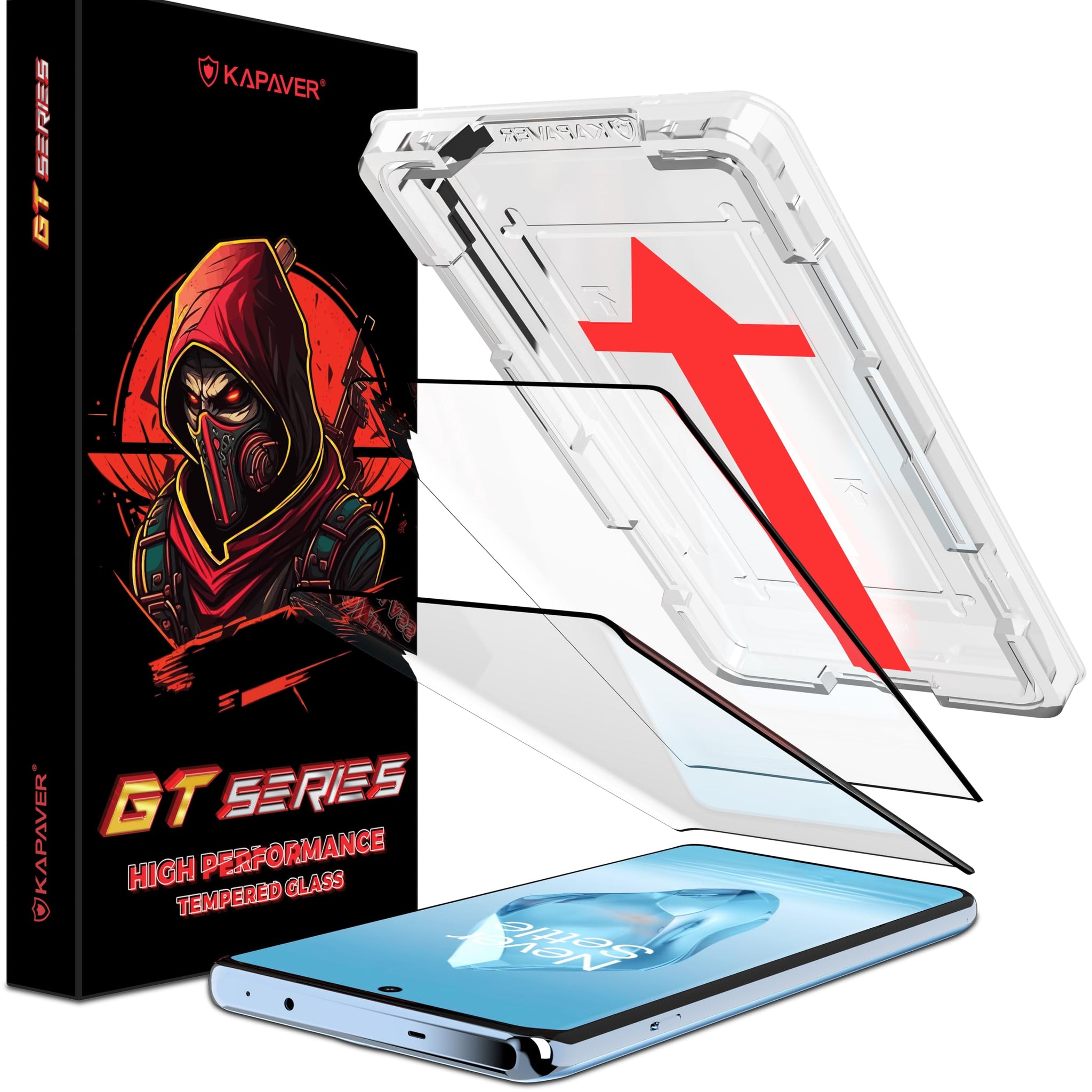 OnePlus 12R - [EasyDo] Tempered Glass Screen Protector Guard | Glass HD - (2 Pack)