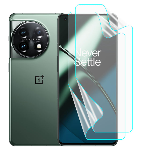 OnePlus 11 Screen Protector Guard [Matte Clear] | Easy Do Film - 2 Pack [NOT TEMPERED GLASS]