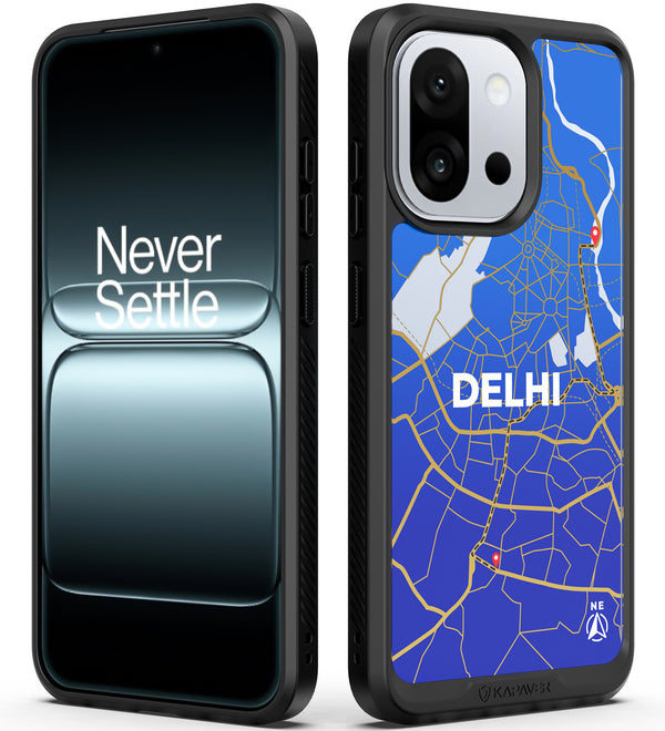 OnePlus 13S Back Cover Case | GPS Edition (Delhi) Impulse - Black