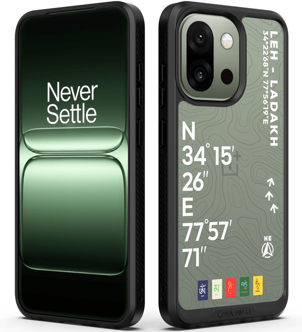 OnePlus 13S Back Cover Case | GPS Edition (Leh-Ladakh) Impulse - Black