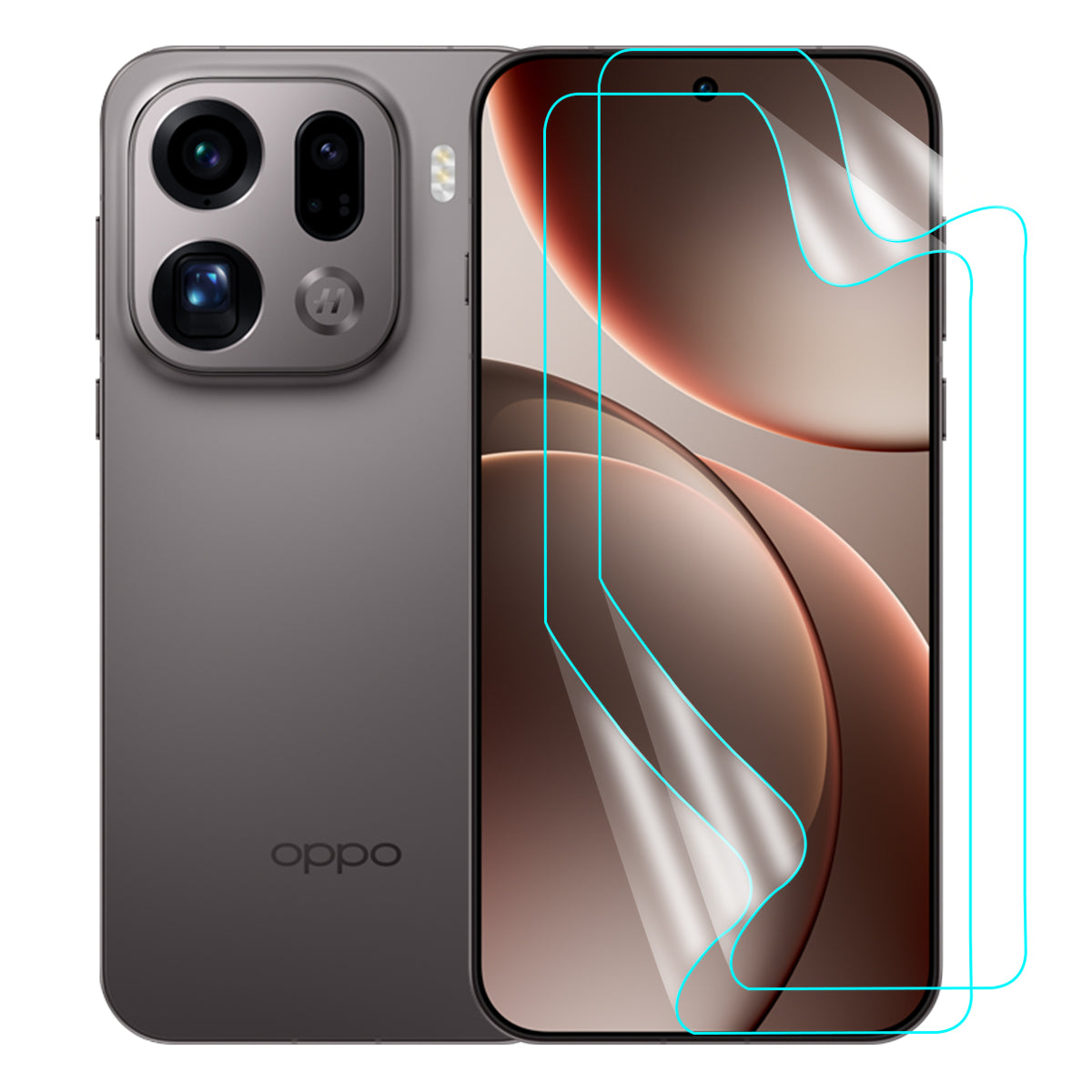 Oppo Find X9 Pro Screen Protector Guard [Clear] | Easy Do Film - 2 Pack [NOT TEMPERED GLASS]