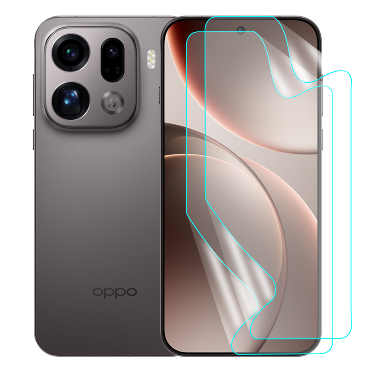 Oppo Find X9 Pro Screen Protector Guard [Matte Clear] | Easy Do Film - 2 Pack [NOT TEMPERED GLASS]