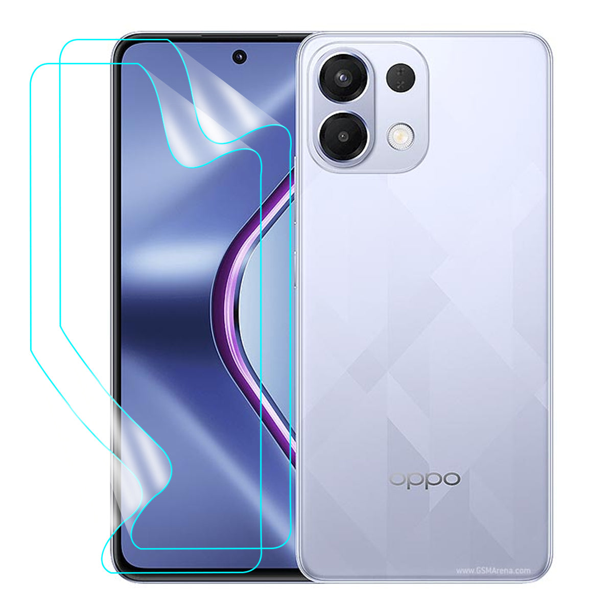 Oppo K13 Screen Protector Guard [Clear] | Easy Do Film - 2 Pack [NOT TEMPERED GLASS]