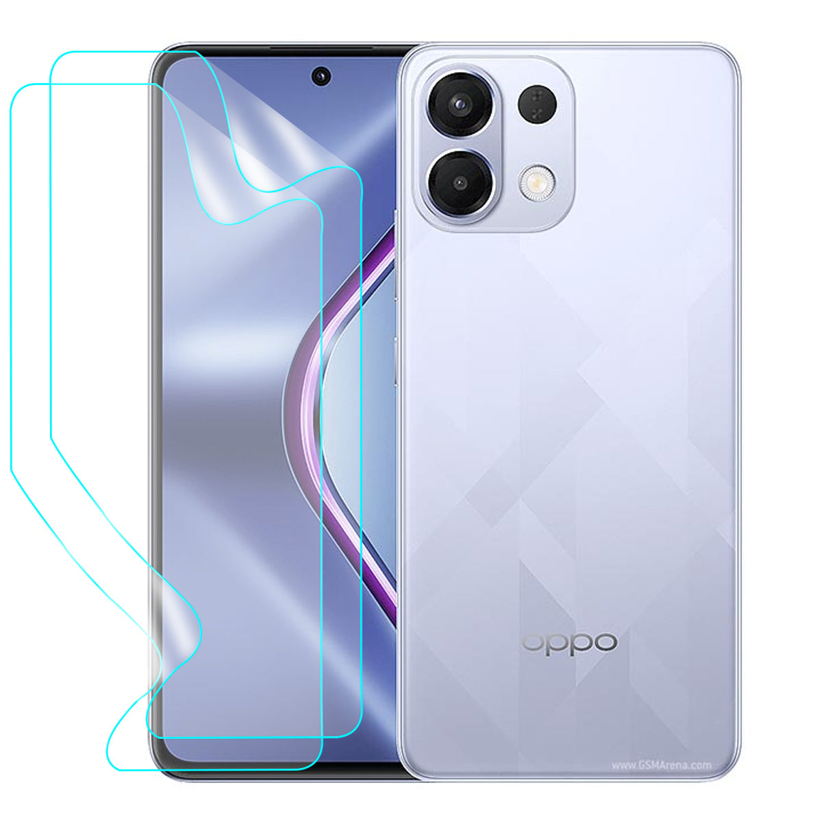 Oppo K13 Screen Protector Guard [Matte Clear] | Easy Do Film - 2 Pack