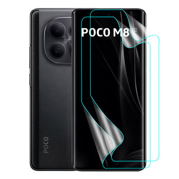 Xiaomi Poco M8 Screen Protector Guard [Clear] | Easy Do Film - 2 Pack [NOT TEMPERED GLASS]