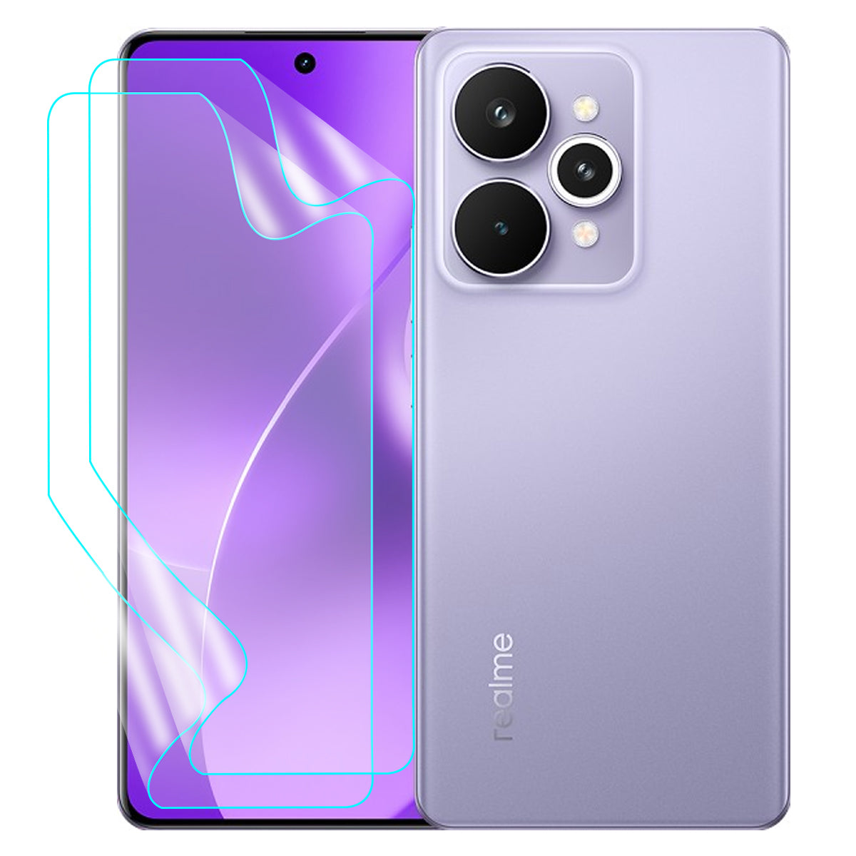 Realme 15 Pro Screen Protector Guard [Matte Clear] | Easy Do Film - 2 Pack [NOT TEMPERED GLASS}