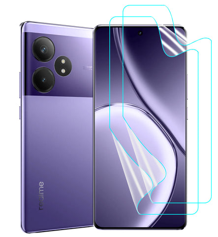 Realme GT 6 / GT 6T Screen Protector Guard [Clear] | Easy Do Film - 2 Pack [NOT TEMPERED GLASS]