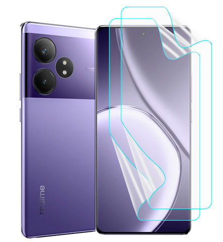 Realme GT 6 / GT 6T Screen Protector Guard [Matte Clear] | Easy Do Film - 2 Pack [NOT TEMPERED GLASS]
