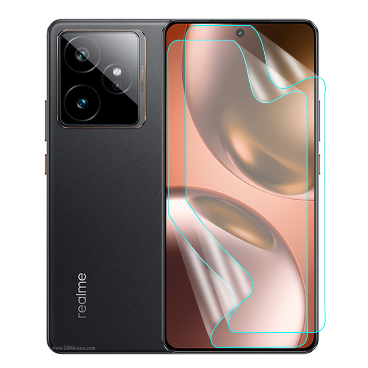 Realme GT7 / 7T Screen Protector Guard [Matte Clear] | Easy Do Film - 2 Pack [NOT TEMPERED GLASS]