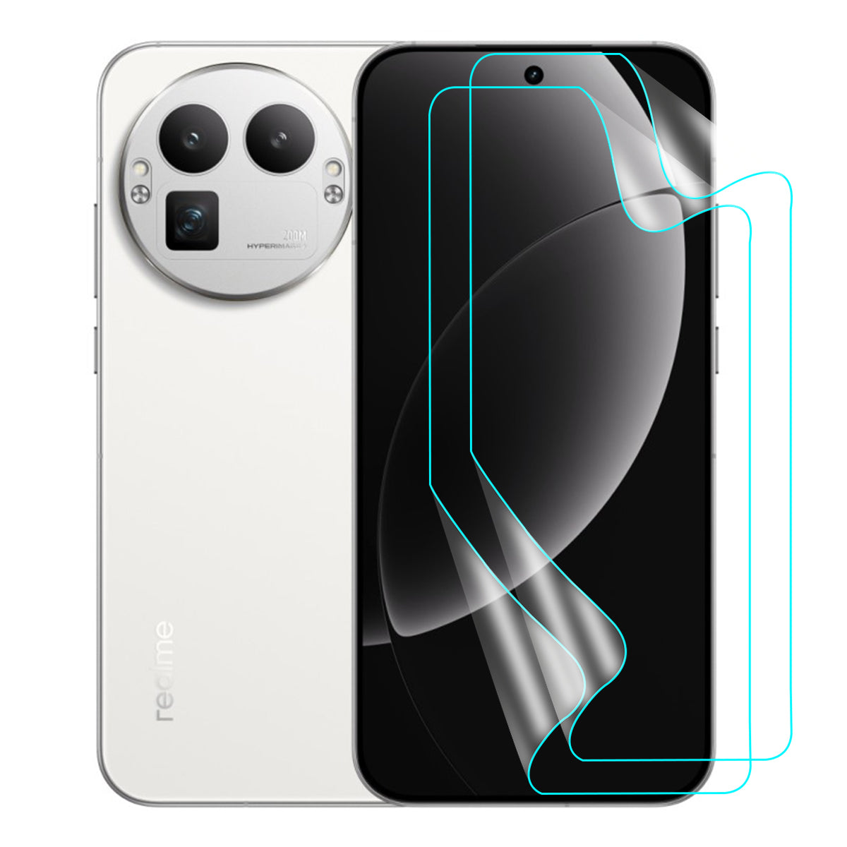 Realme GT8 Pro Screen Protector Guard [Clear] | Easy Do Film - 2 Pack [NOT TEMPERED GLASS]