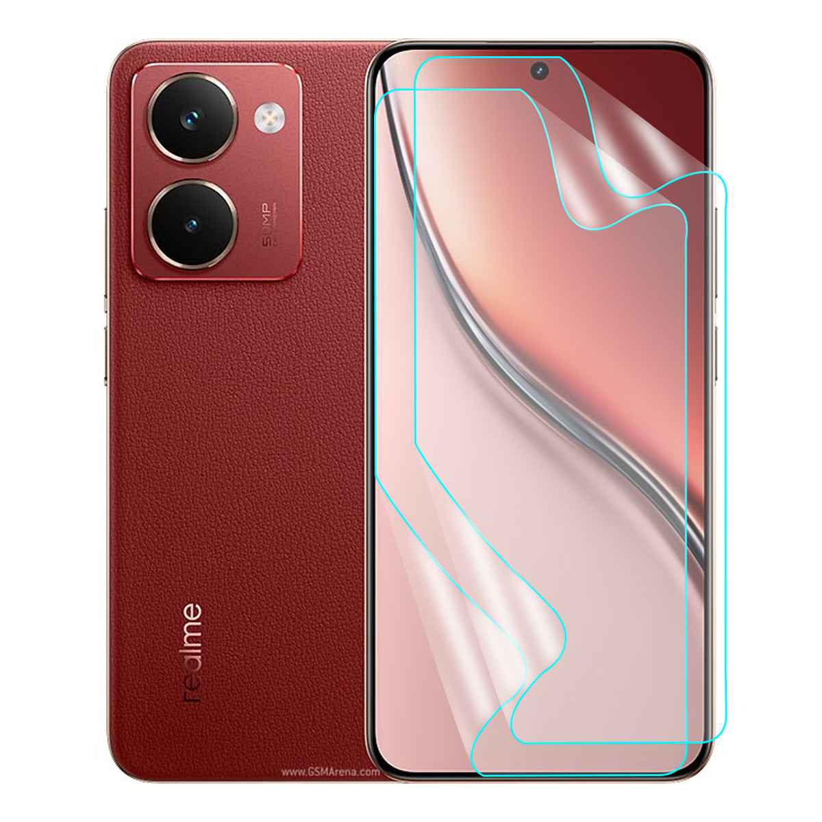Realme P3 Ultra Screen Protector Guard [Matte Clear] | Easy Do Film - 2 Pack [NOT TEMPERED GLASS]