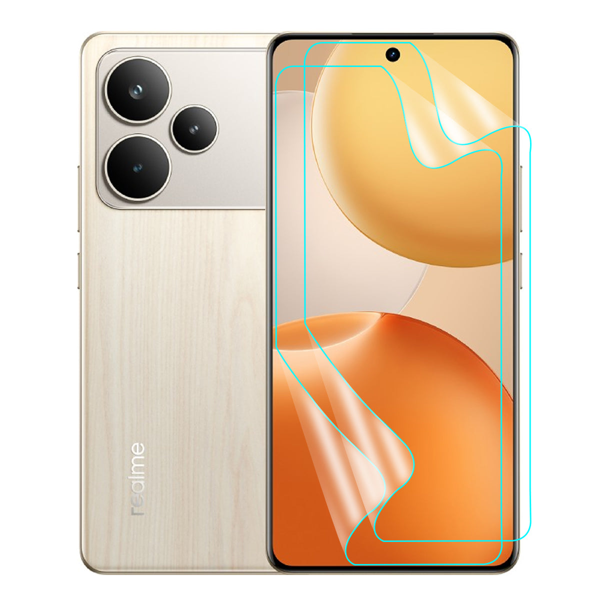 Realme P4 Pro Screen Protector Guard [Clear] | Easy Do Film - 2 Pack [NOT TEMPERED GLASS]