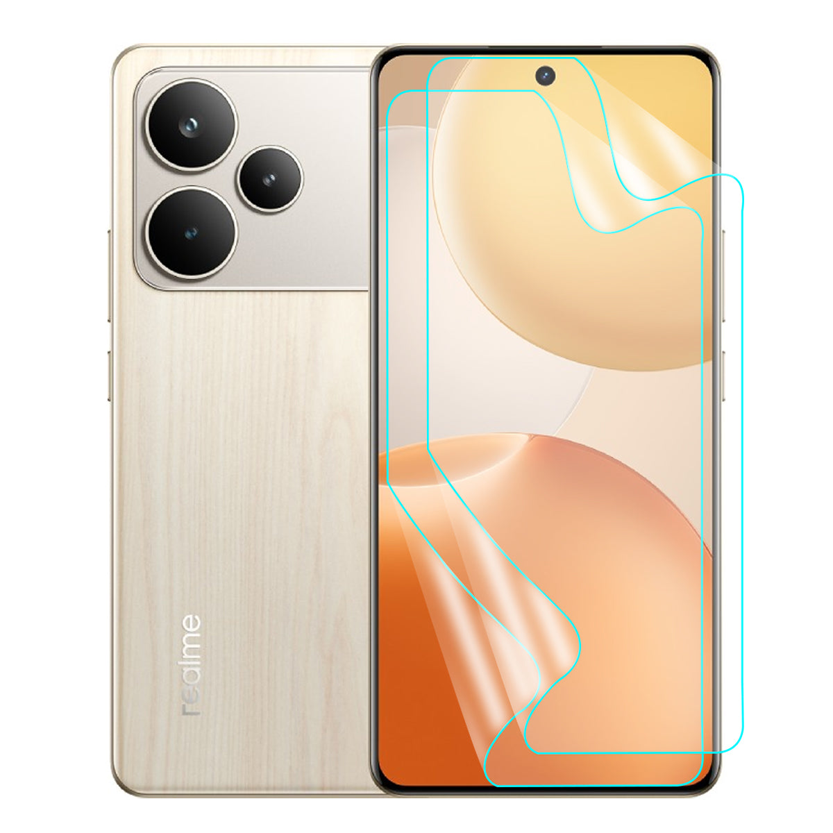 Realme P4 Pro Screen Protector Guard [Matte Clear] | Easy Do Film - 2 Pack [NOT TEMPERED GLASS}