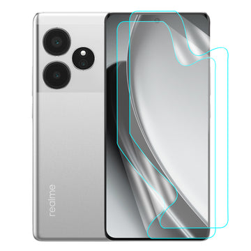 Realme GT 6 / GT 6T Screen Protector Guard [Matte Clear] | Easy Do Film - 2 Pack [NOT TEMPERED GLASS]