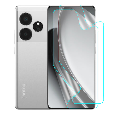 Realme GT 6 / GT 6T Screen Protector Guard [Matte Clear] | Easy Do Film - 2 Pack [NOT TEMPERED GLASS]