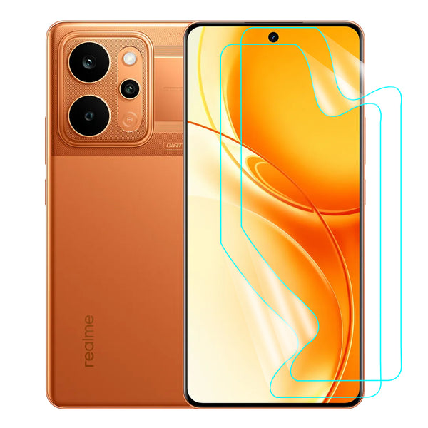 Realme p4 power Screen Protector Guard [Matte Clear] | Easy Do Film - 2 Pack [NOT TEMPERED GLASS]