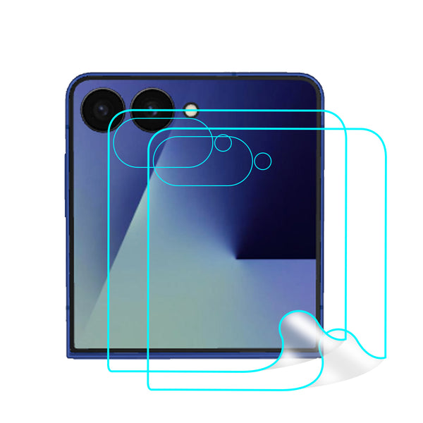 Samsung Galaxy Z Flip 7 Screen Protector Guard [Clear] | Easy Do Film - 2 Pack [NOT TEMPERED GLASS]