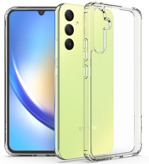 Samsung Galaxy A34 5G Back Cover Case | Hybrid - Crystal Clear