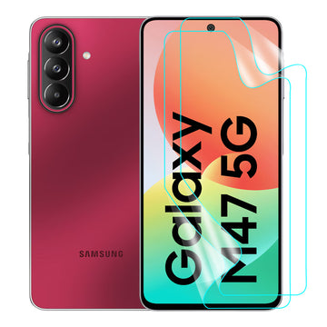 Samsung Galaxy M47 Screen Protector Guard [Clear] | Easy Do Film - 2 Pack [NOT TEMPERED GLASS]